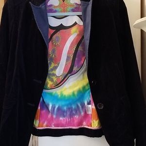 Navy blue jacket with lining